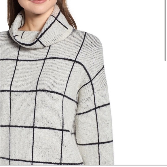 Madewell Windowpane Turtleneck - Picture 2 of 10